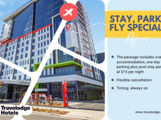 STAY,PARK and FLY with Travelodge Hotel Sydney Airport  and Space Shuttle Airport Parking.